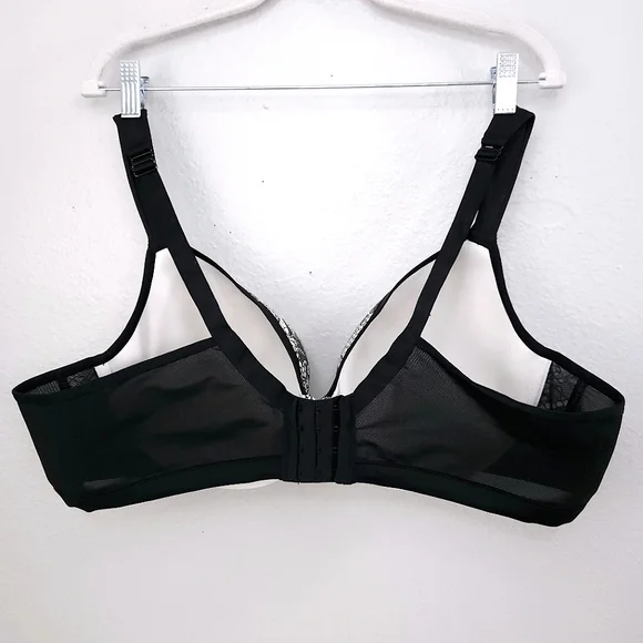 CACIQUE Lightly Lined Bra 46C Victorian Floral Lace Vine - Picture 3 of 6